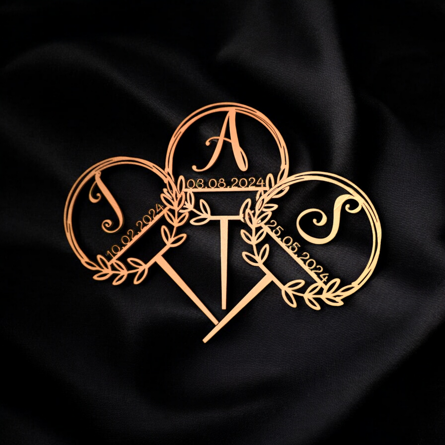 Caketopper - Monogramm