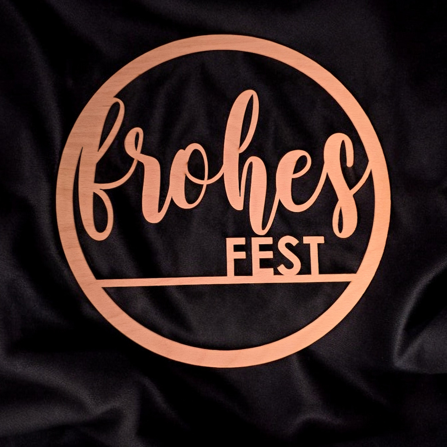 Holzschild - Frohes Fest