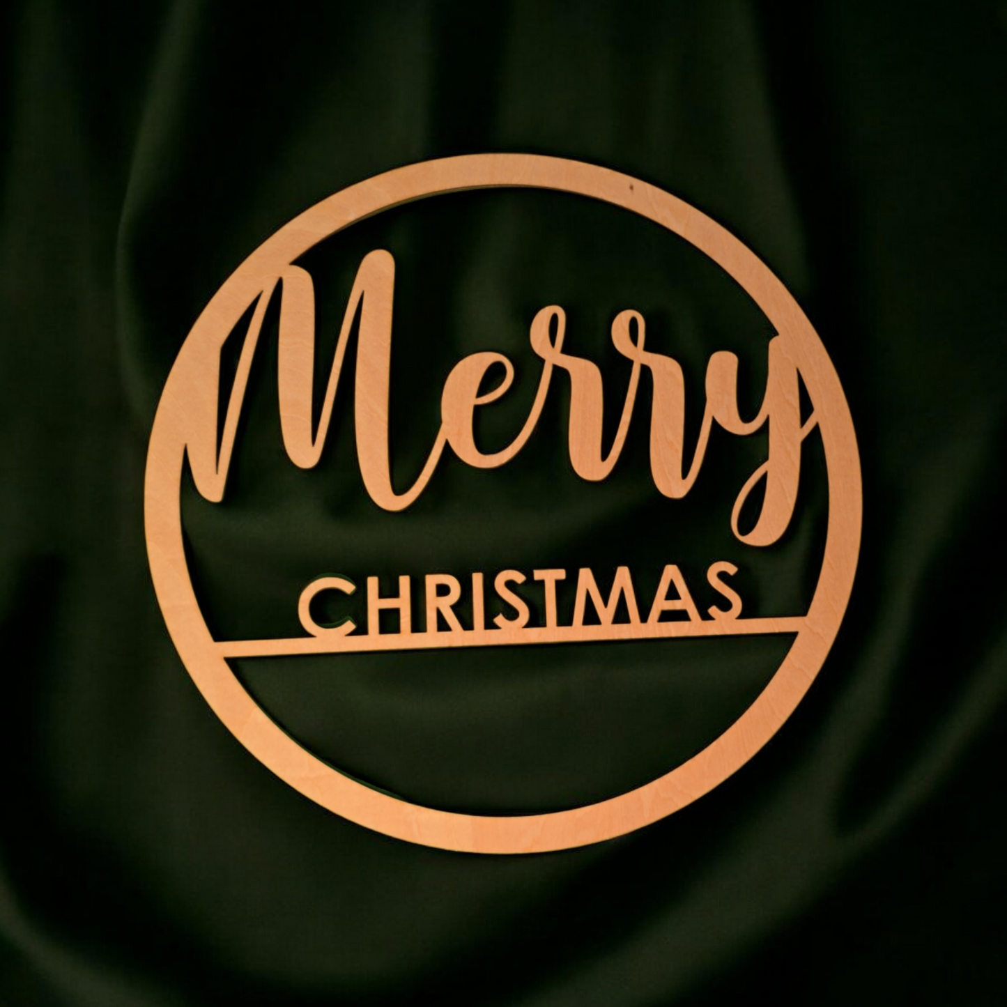 Holzschild - Merry Christmas