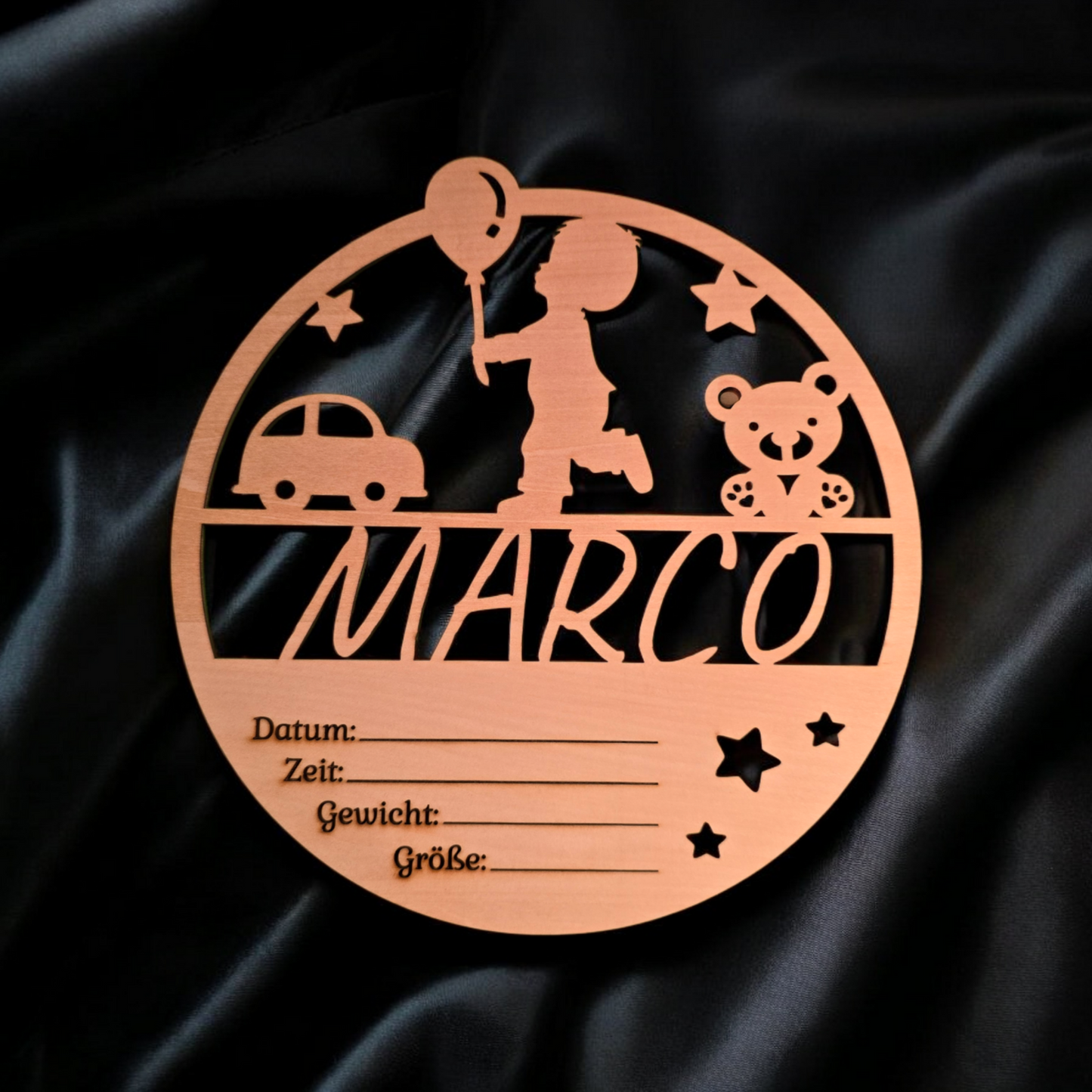 Holzschild - Newborn