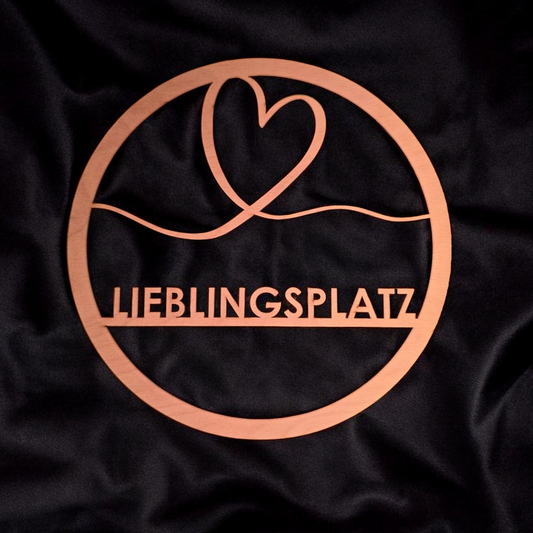 Holzschild - Lieblingsplatz
