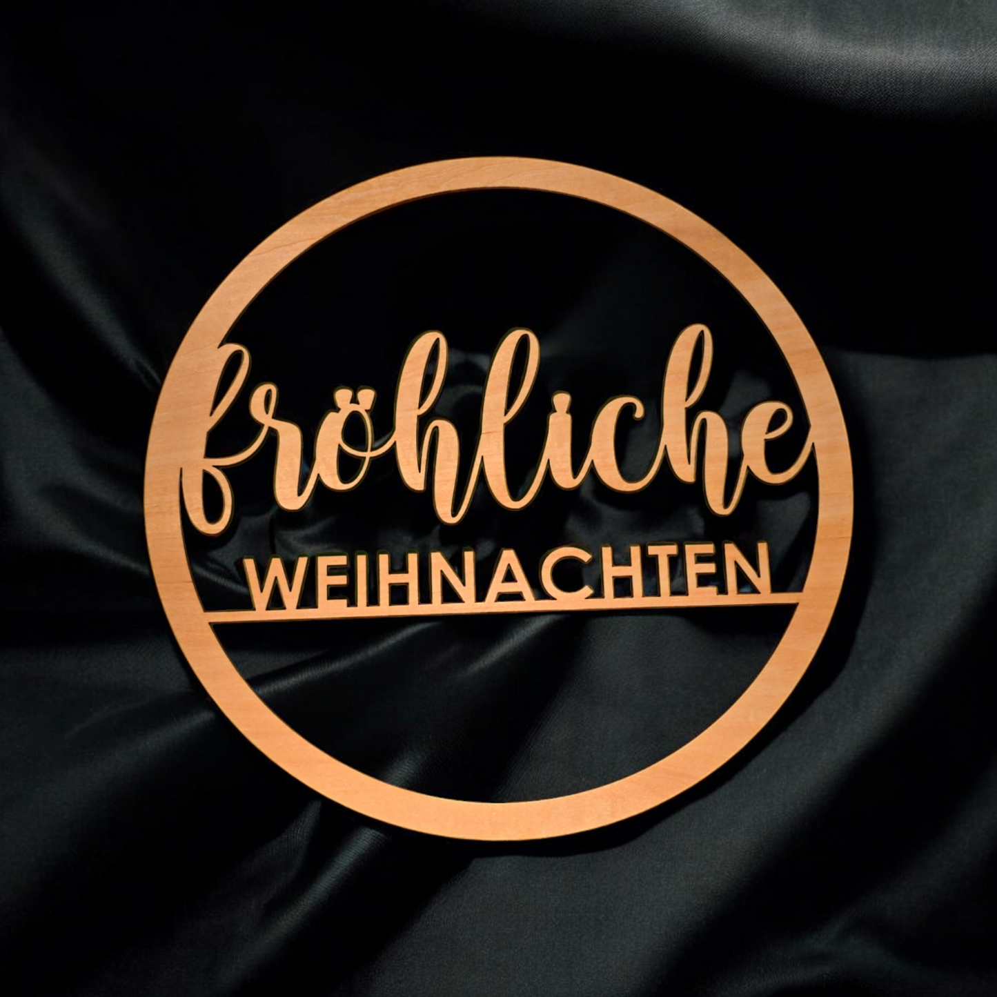 Holzschild - Fröhliche Weihnachten