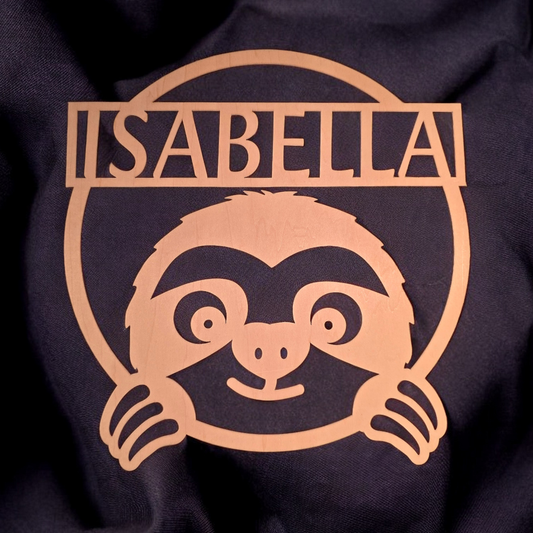 Holzschild - Faultier