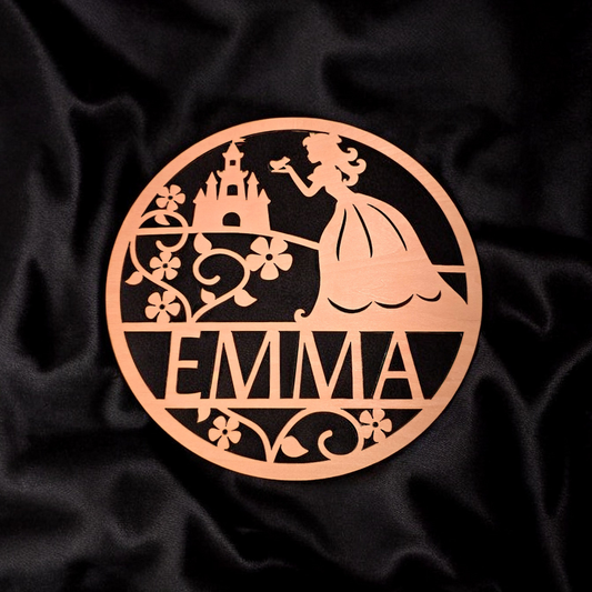 Holzschild - Prinzessin