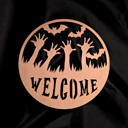 Holzschild - Halloween