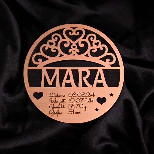 Holzschild - Newborn