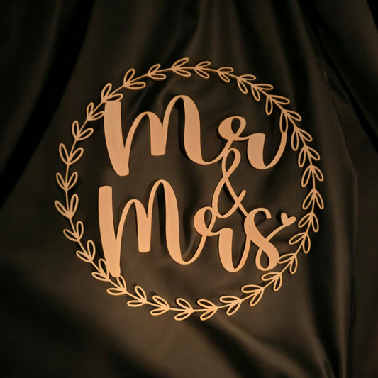 Holzschild - Hochzeit