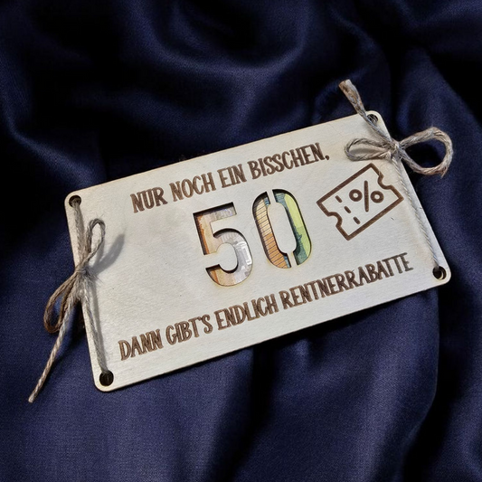 Geldgeschenk - 50 Jahre